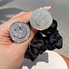 Эластичная лента для волос ручной работы с кристаллами из мультфильма, аксессуары для волос, Корея для девочек, резинка для волос