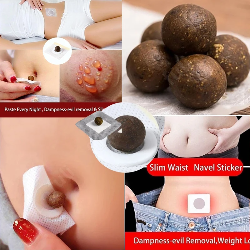 

40pcs/Box New Fat Burning Patch Belly Stickers Chinese Medicine Slimming Products Body Belly Detox Lose Weight Navel Slim Patch