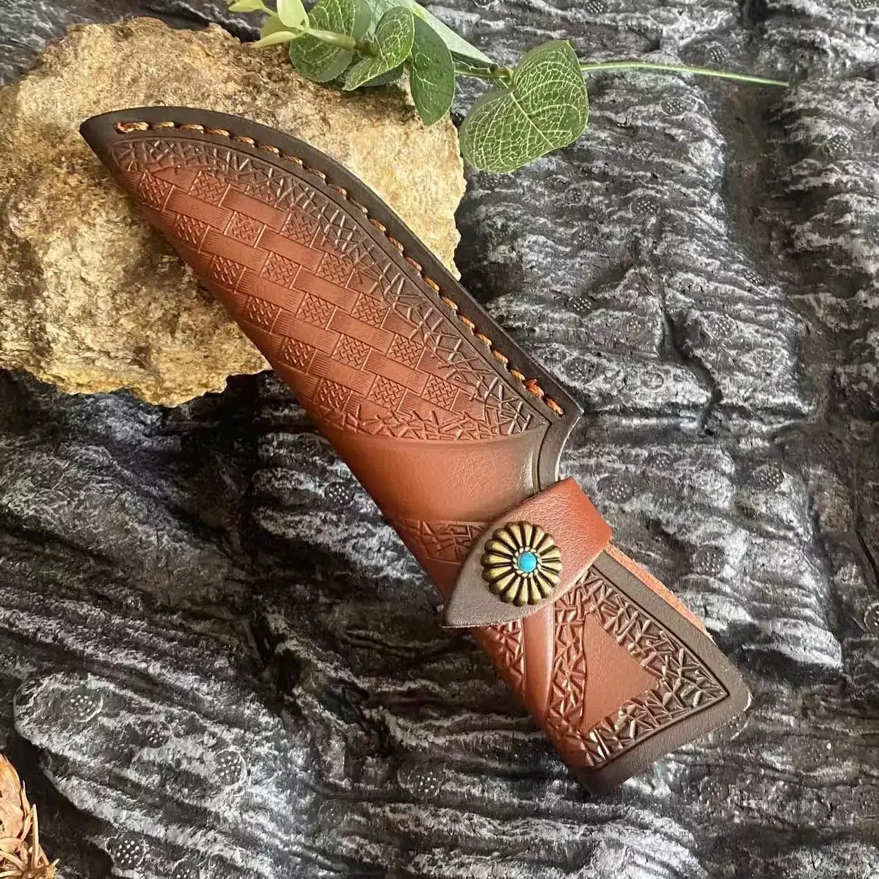 Чехол для ножа из натуральной кожи улицы портативный нож фруктов самообороны