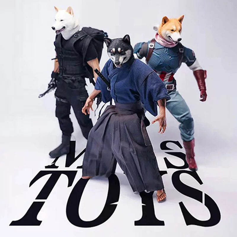 

Mostoys MS2106 1/6 Scale SHIBA INU Head Figure 1.0 Animal Head Sculpt Dog Head Carved Model For 12 Inch Action Figure Body Doll