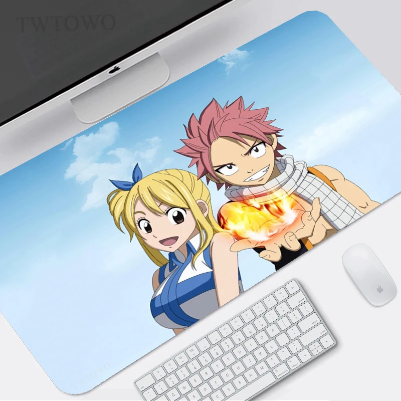 

Fairy Tail Mouse Pad Gamer XL Custom HD Computer New Mousepad XXL keyboard pad MousePads Natural Rubber Soft Mouse Mat Table Mat