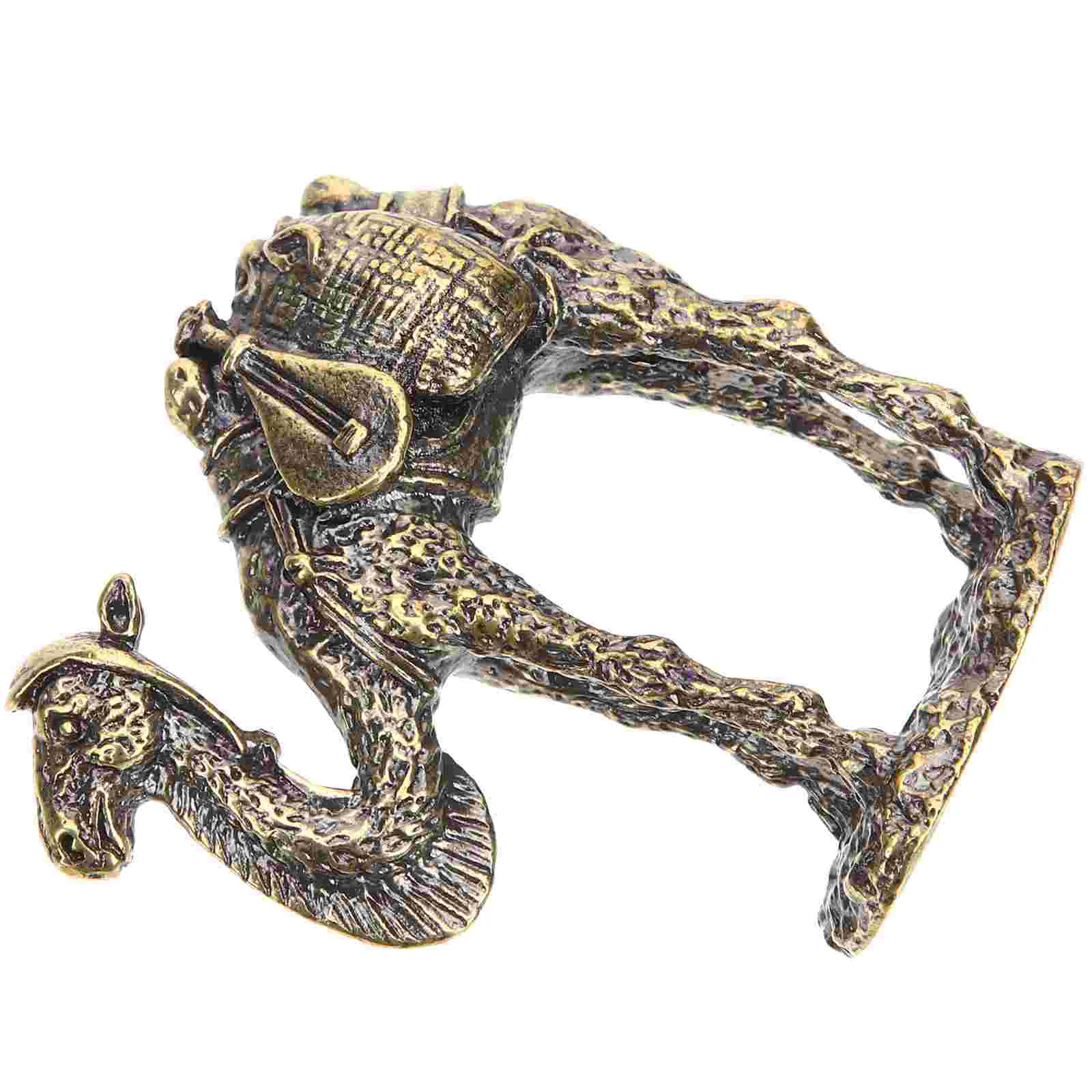 

Camel Ornaments Car Decoration Metal Animal Statue Vintage Brass Mini Camel Copper Animal Statues