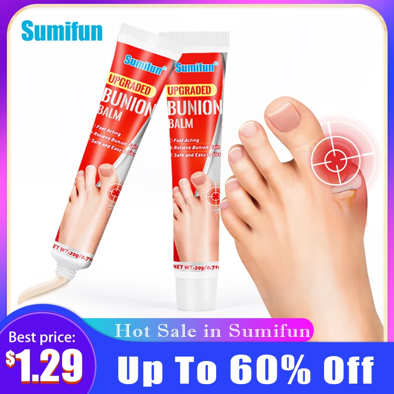 

20G Gout Bunion Balm Hallux Valgus Pain Relief Oinement Toe Finger Corrector Bone Arthritis Joint Treatment Cream Foot Care Oil