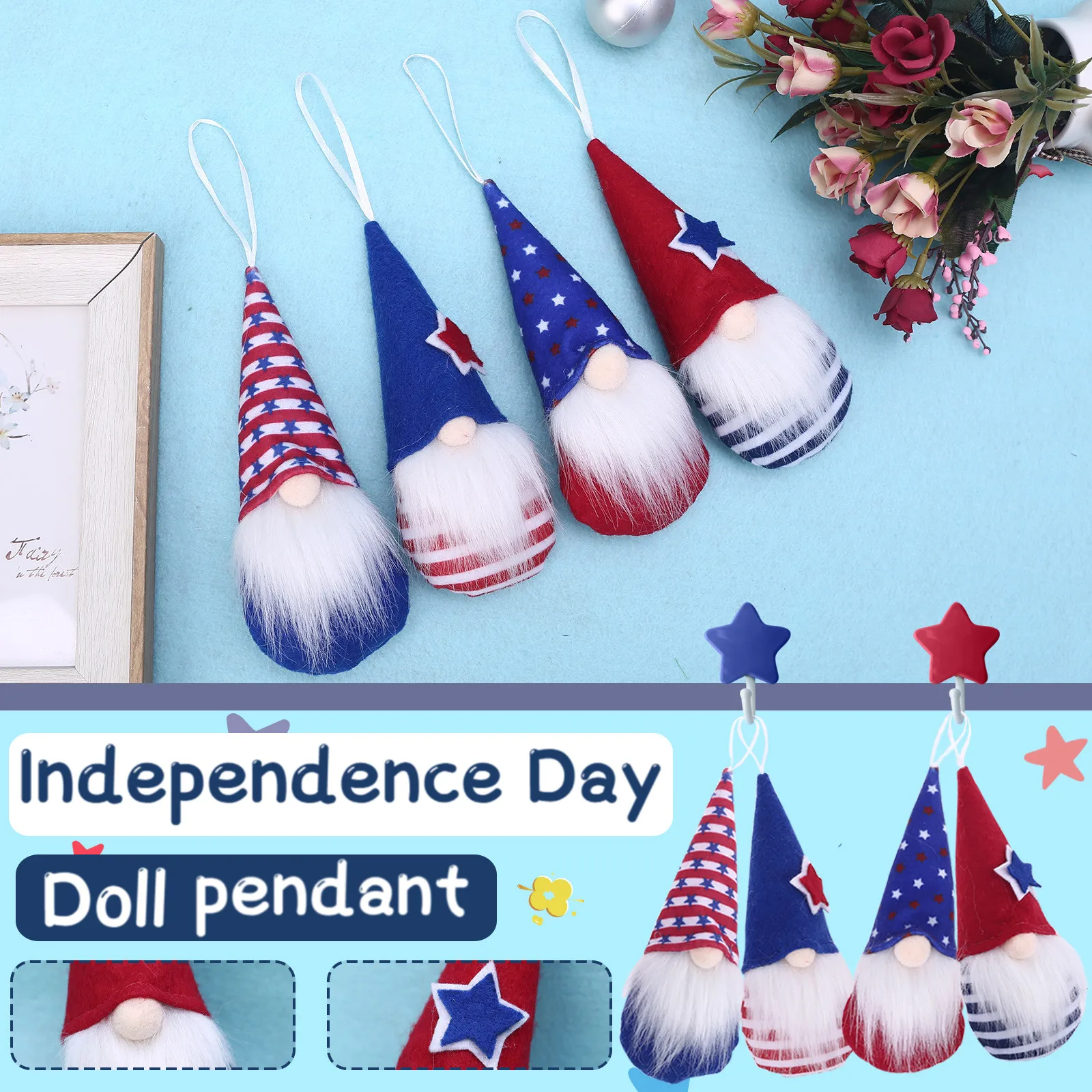 

Pendant Dwarf Decoration Doll Independence Home Decorations Day Decoration & Hangs