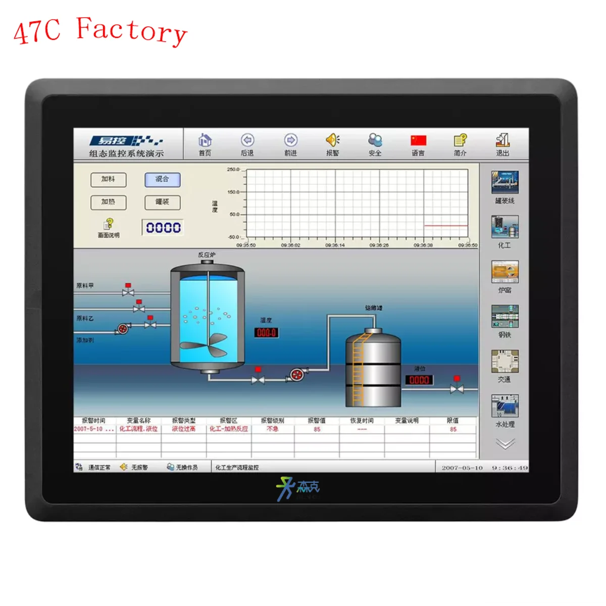 

12.1 inch Fanless 3558U capacitive touch all in one industrial panel pc with IP65 water proof and dust proof