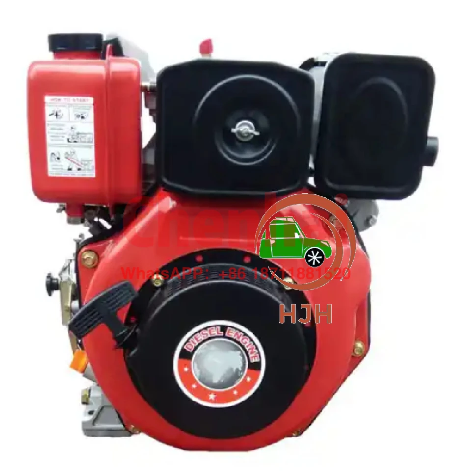 Одноцилиндровый двигатель CHAIYOU с воздушным охлаждением 5 л.с. Красный Топливный