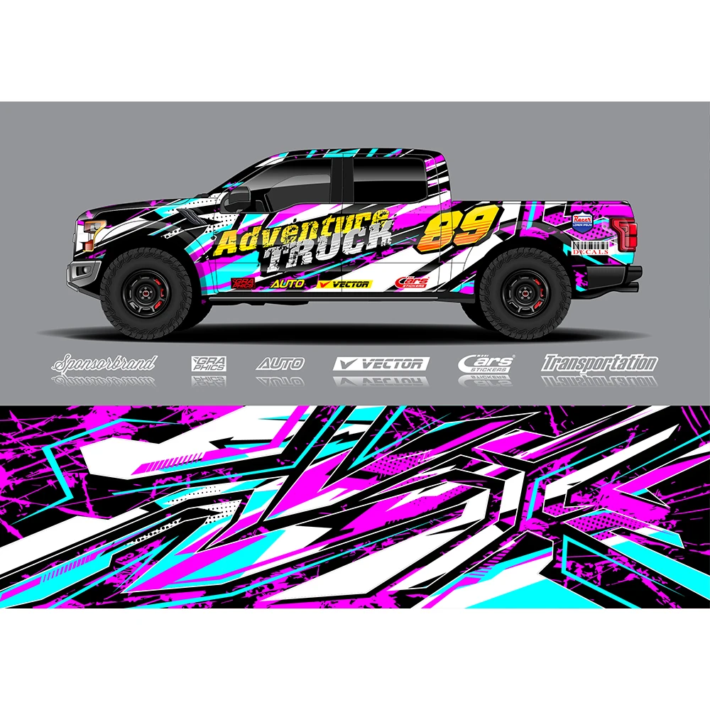 Виниловые переводные картинки с градиентом 500x100 см