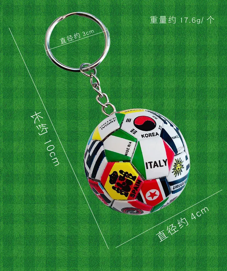 

2022 World Flag Football Keychain Country Soccer Club Fans Keyring Car Key Chains Souvenir Bag Pendant Accessories Gifts K2114