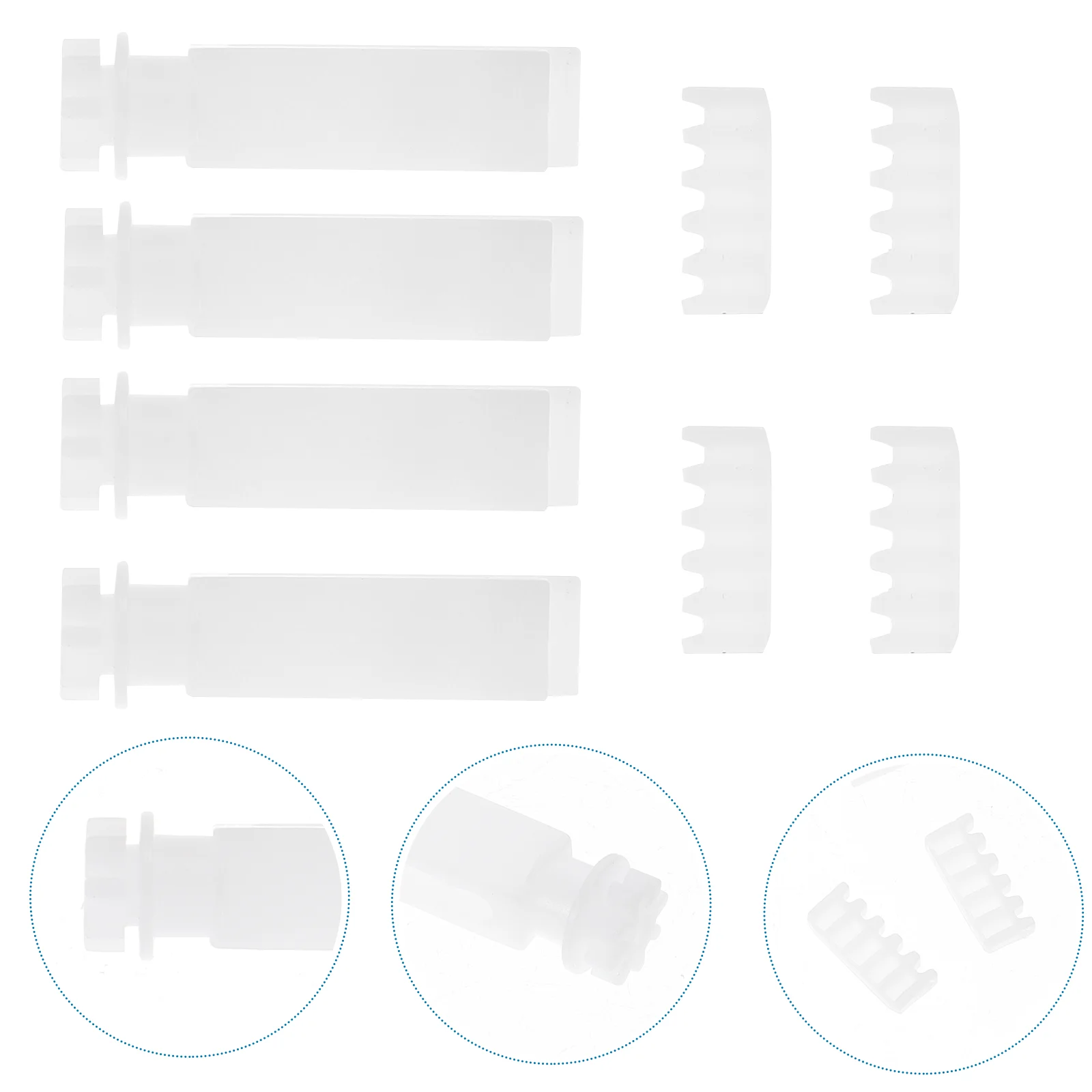 

6 Sets Blind Fixers Vertical Blind Repair Tabs Vertical Blinds Repair Kit Vertical Blind Stem Replacement