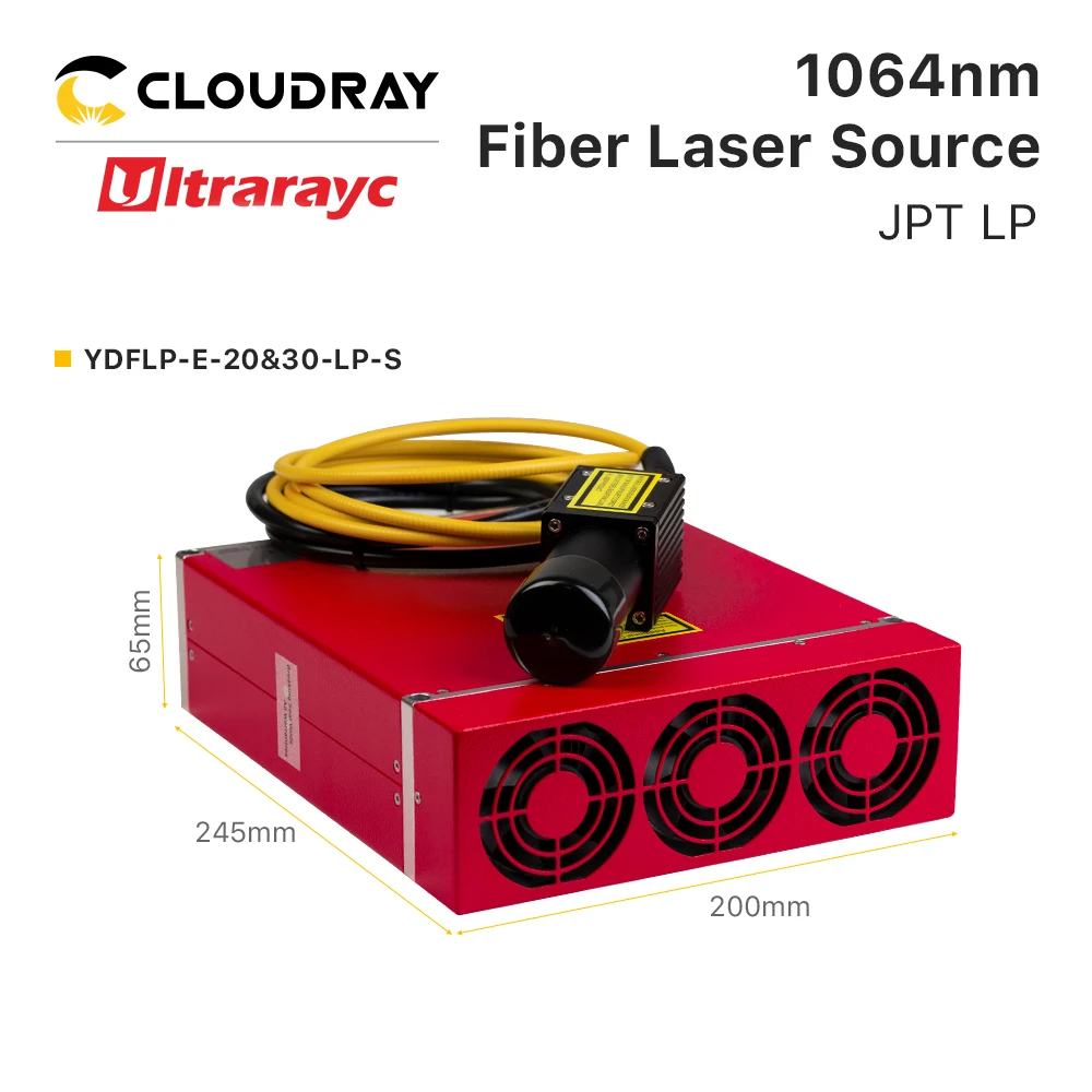 Ultrarayc JPT LP+ Series MOPA Fiber Laser Source 20W 30W 50W 1064nm with Wide Frequencies  for Fiber Laser Marking Machine Part enlarge