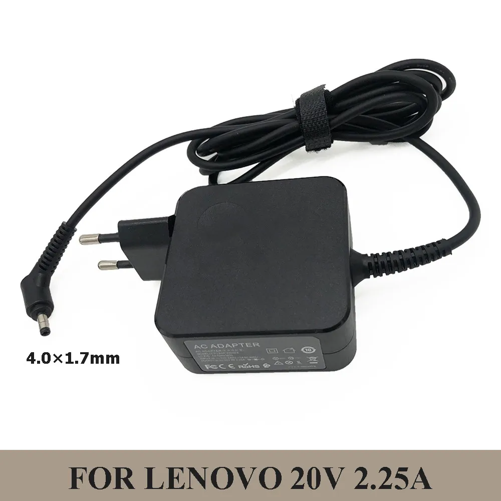 

20V 2.25A 45W 4.0*1.7mm Laptop Power Adapter for Lenovo charger Ideapad 100 100s yoga310 yoga510 AC Adapter Charger ADL45WCC