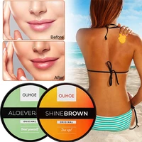 body tanning cream summer beach skin melanin cream bronze self sun tanning enhance lotion sunburn repair cooling aloe vera gel