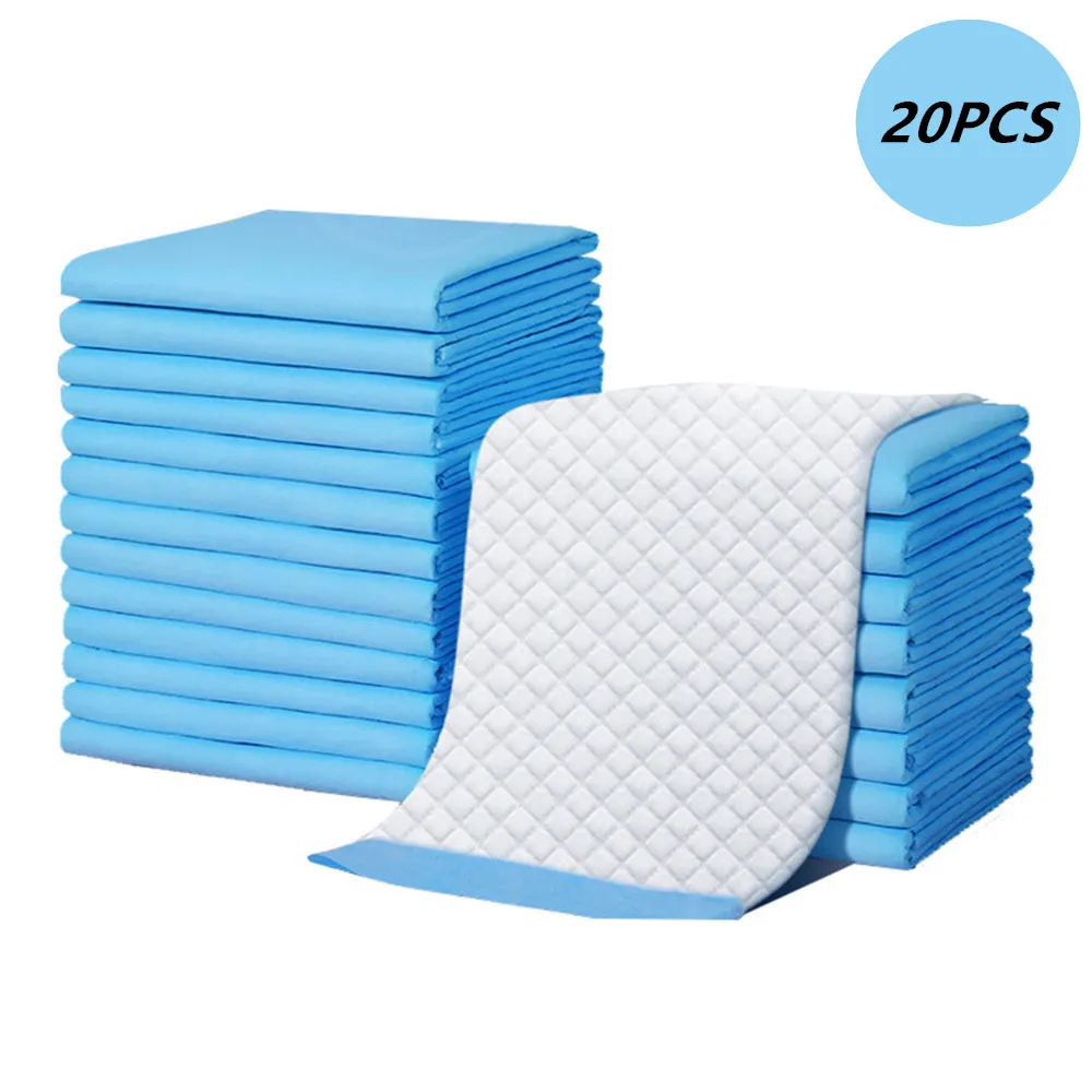 

20PCS Thicken Pet Urine Pads Dog Training Pee Pads Absorbent Pet Diaper Disposable Healthy Clean Nappy Mat for Pets Supplies