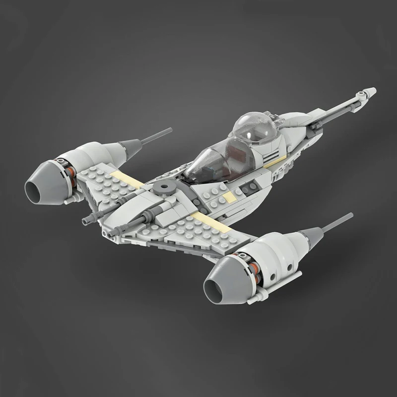 Фото Набор для сборки модели космического воина MOC Midi Space Warrior N Starfighter Battle Galaxy SciFi, 348 деталей, конструктор DIY, большой набор для творчества, игрушка-подарок №2