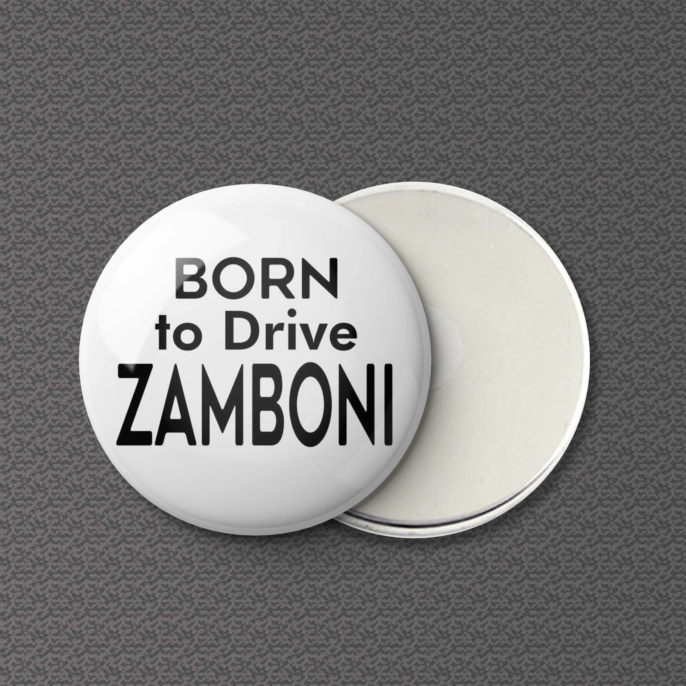 

Born To Drive Zamboni Refrigerator Magnet Creative Lover Jewelry Fridge Clothes Decor Magnetic Gift Cartoon Home Cute Kitchen