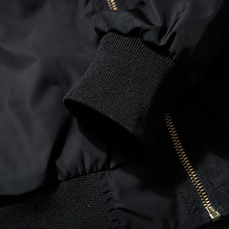 Мужская куртка-бомбер MA-1 тактическая куртка с вышитыми золотыми крыльями и