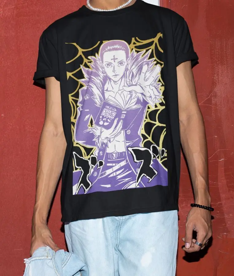 Футболка Chrollo Lucilfer Hunter X HXH с рисунком аниме все размеры