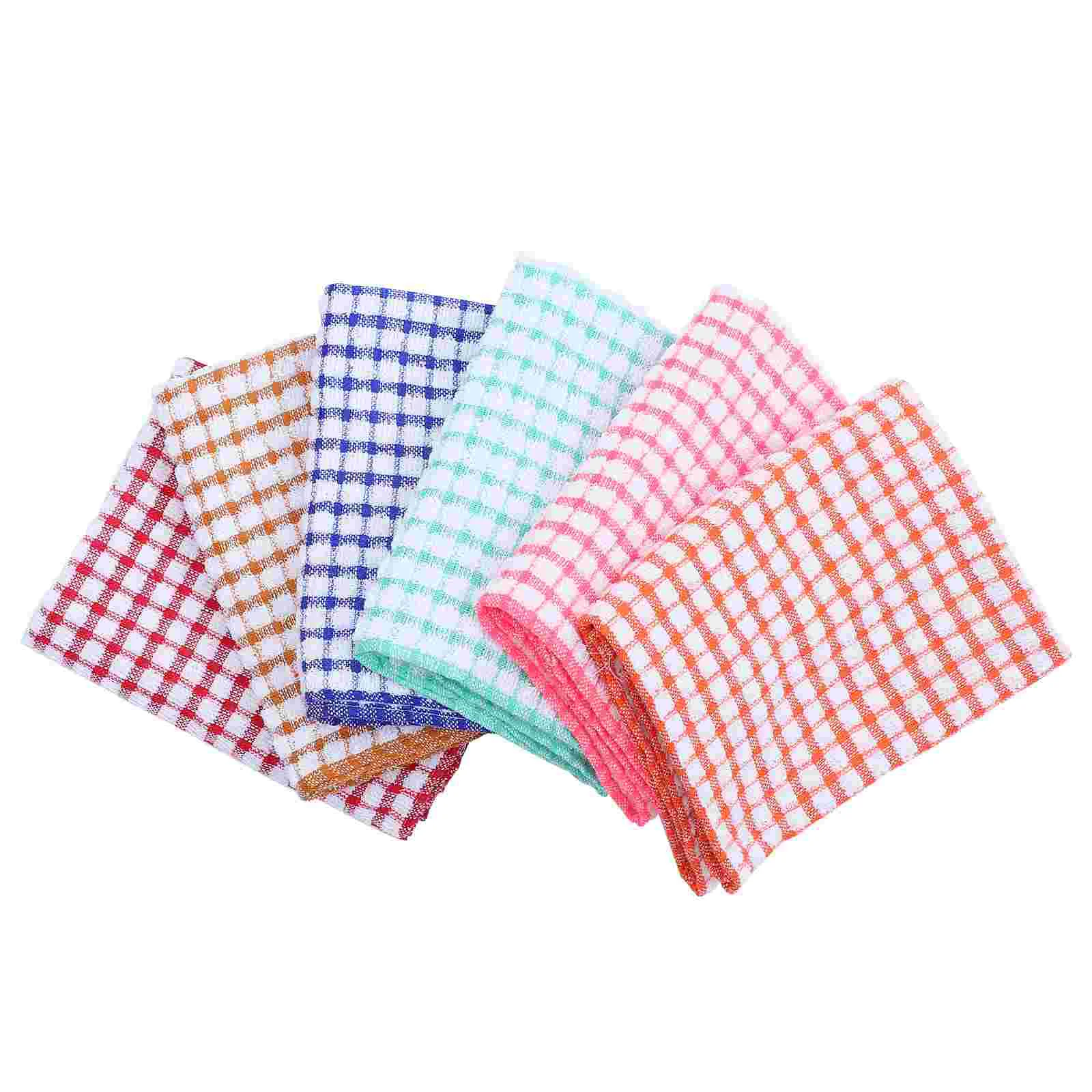 

6Pcs Multifunctional Cleaning Towels Dish Towels Tea Cloths (Assorted Color)