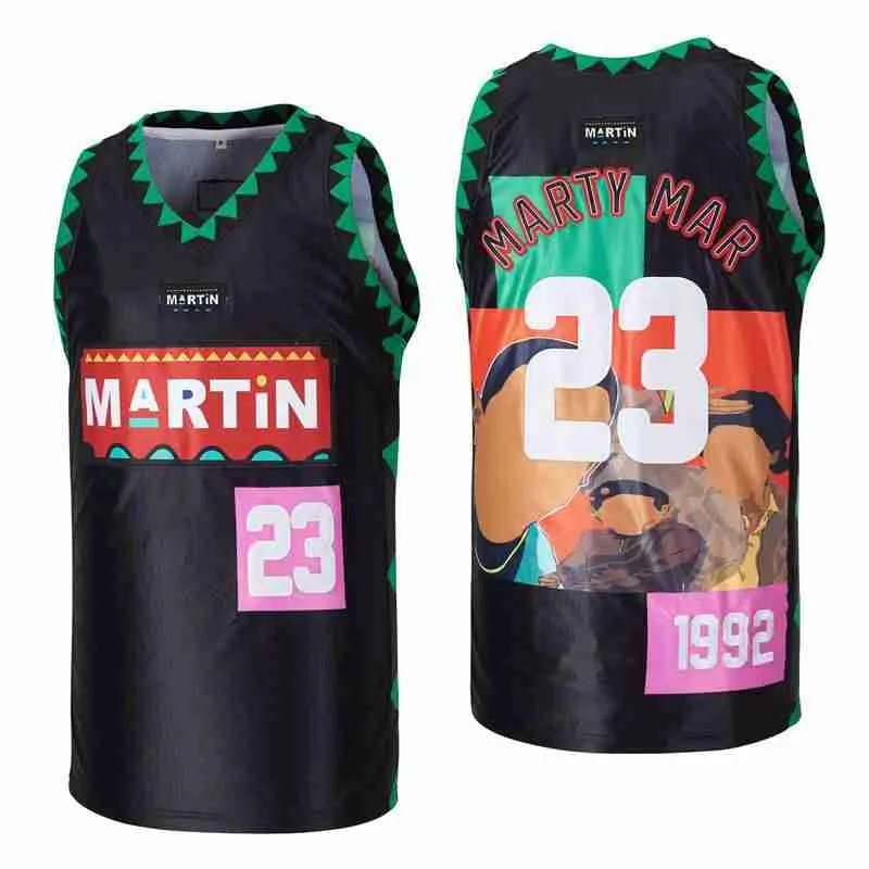 

BG Basketball Jerseys MARTIN 23 Marty Mar High Quality Sewing Embroidery Outdoor Sports Jersey White Black RED 2023 New summer