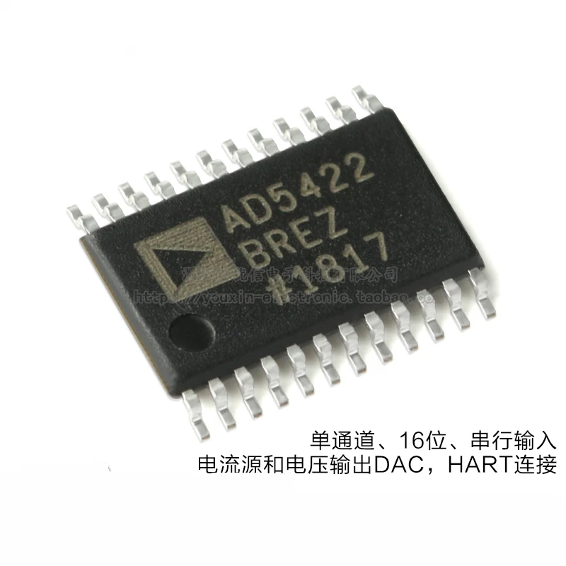 

10PCS ,AD5422BREZ-REEL TSSOP-24 16 Digital-to-analog Converter (DAC)