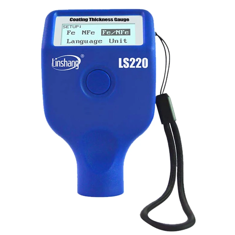 Linshang LS220 Car Paint Meter LCD Screen For 2000Um Ferrous Non-Ferrous Dry Film