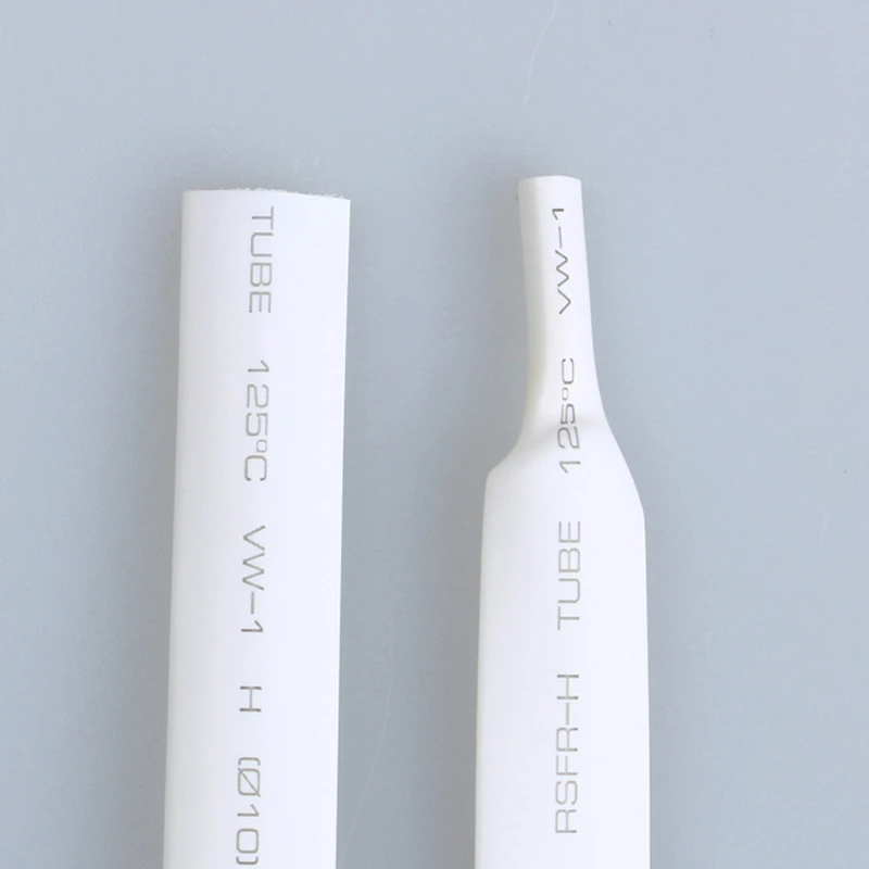 Белая термостойкая трубка 2:1 термоусадочная упаковка ассорти проводов