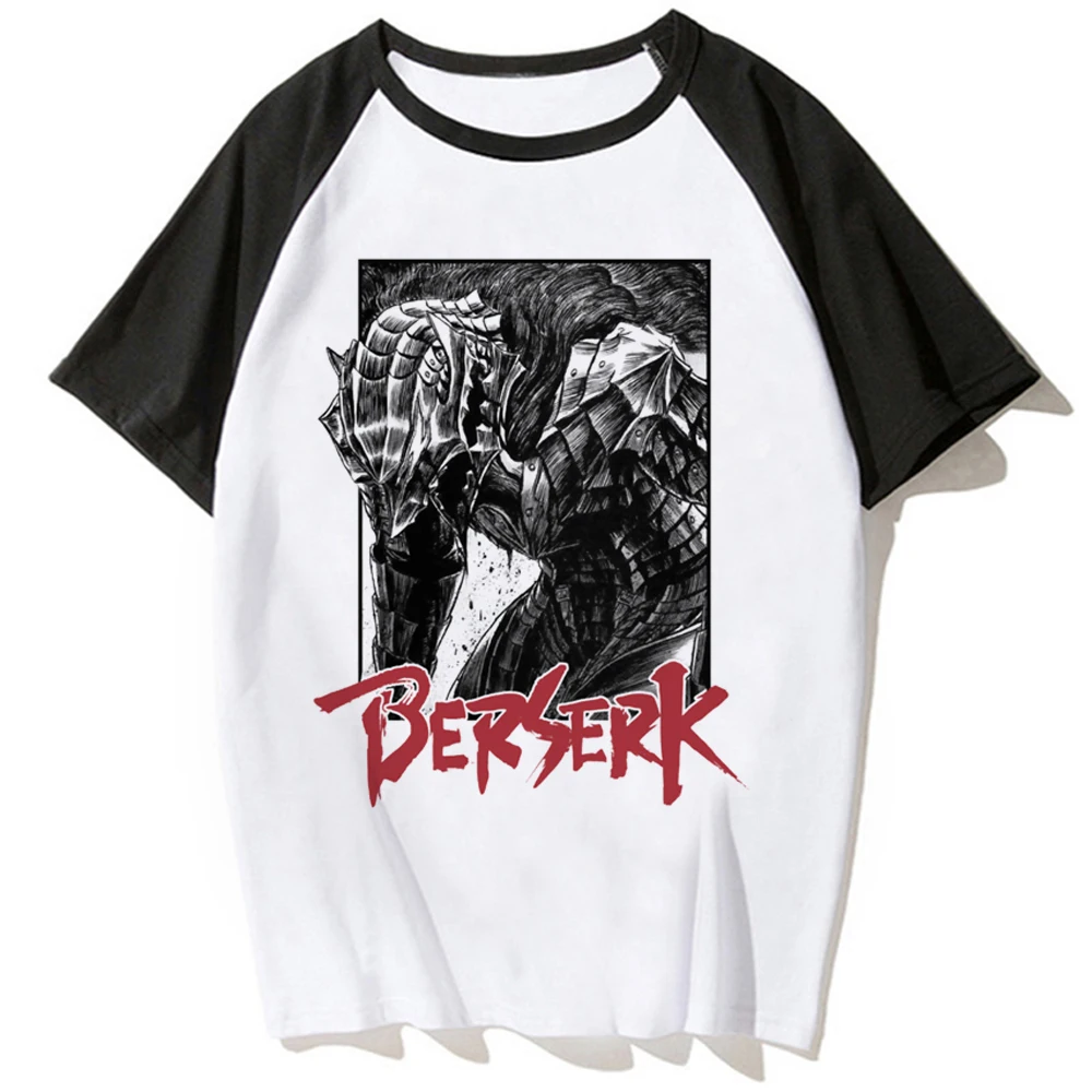 Berserk t shirt female Digital korean clothes Psychedelic Comfortable aesthetic t-shirt Punk Gothic Vintage hip hop