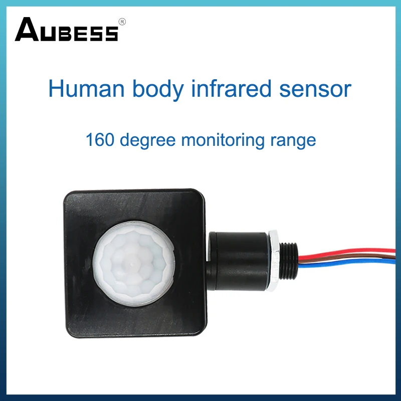 

Adjustable PIR Motion Sensor Mini Human Body Infrared Sensor Indoor Infrared Light Switch With LED Light Sensitive AC 85-265V