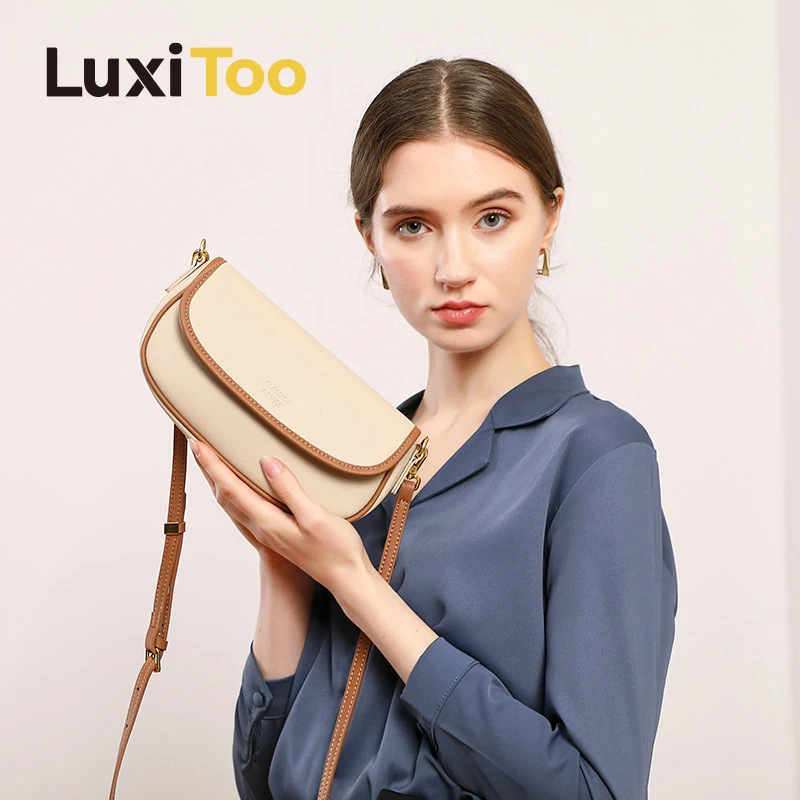 Flap Women Handbags Leather Saddle Bags Girl Shoulder Bag Mini Crossbody Bags Small Messenger Bag Fashion Purses Moderate Street