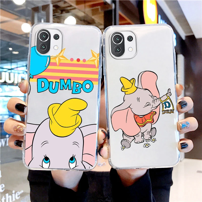 

Disney Dumbo Baby Cute Transparent Phone Case For Xiaomi Mi 13 12T 12S 12X 12 11 11T 11i 10T 10 9 Pro Lite Ultra 5G