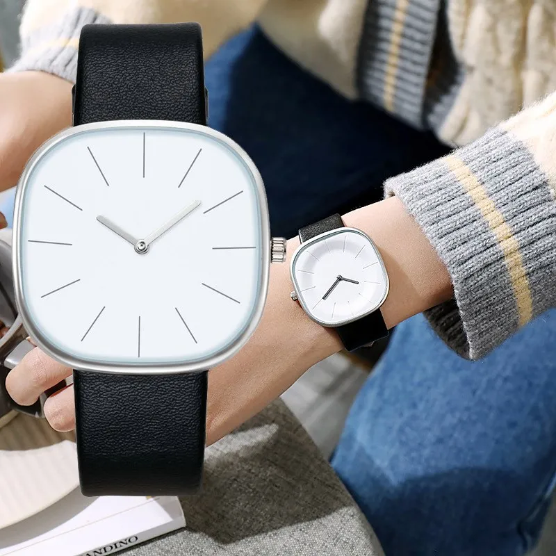 

Новинка 2022, дизайнерские оригинальные темпераментные часы для женщин, студенческие часы в японском минималистском стиле, молочный чай, молочный сахар, модный список