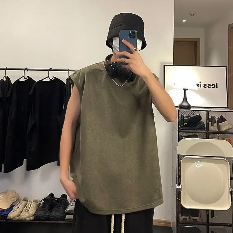 210 г Подлинная бархатная футболка с оленем без рукавов Модные свободные чулки для