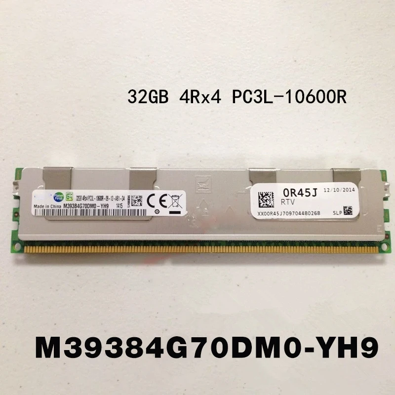 1 шт. для Samsung 32G 4RX4 PC3L-10600R DDR3 1333 ECC REG RDIMM, панель памяти сервера