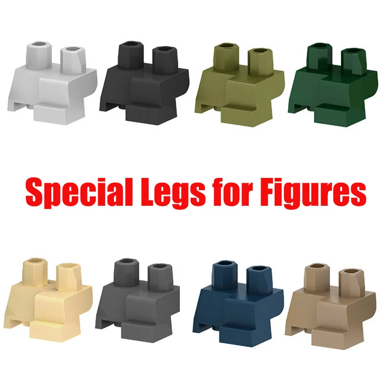 

Military City Figures Body Accessories Bricks Special Legs MOC Building Blocks for Army Soliders Educational Toys Kids Gifts