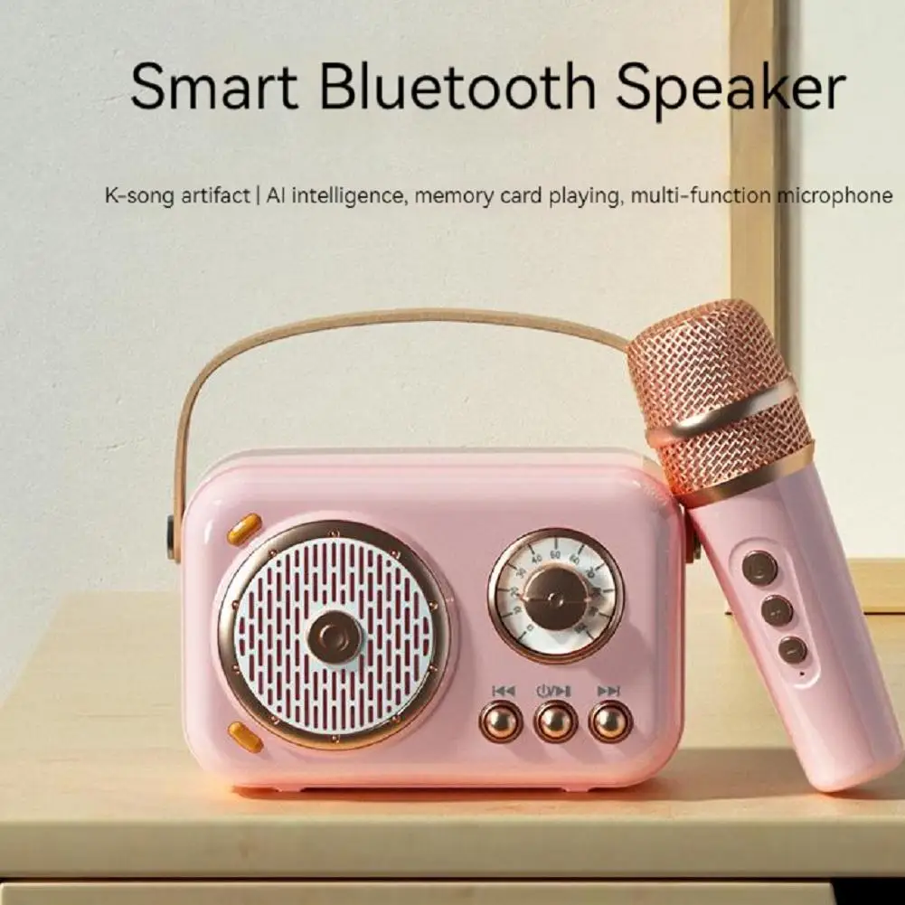 

Портативный Bluetooth-динамик B152, встроенный микрофон, караоке-динамик, маленький семейный Ktv