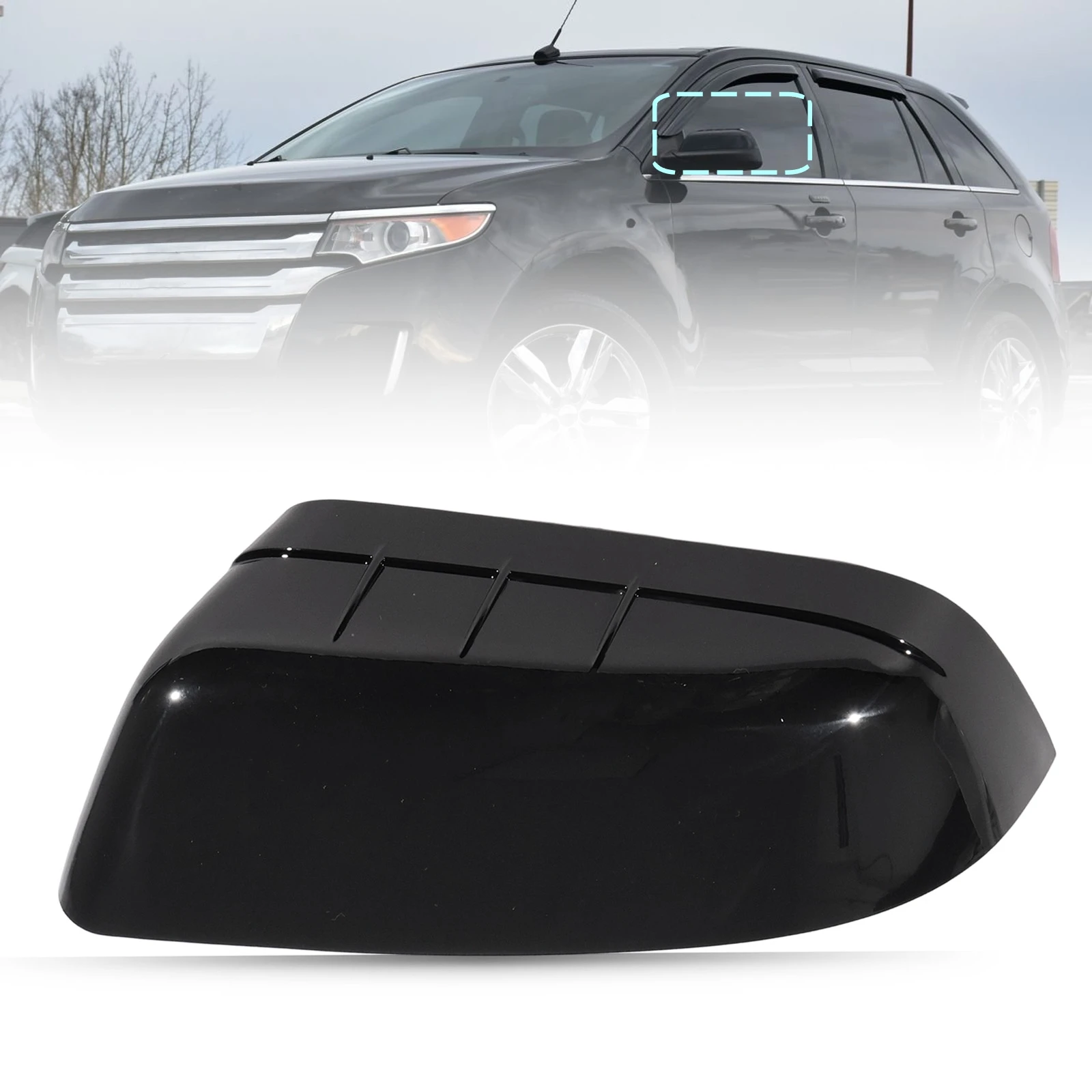 

Корпус зеркала заднего вида с черной краской для Ford Edge/Lincoln MKX 2011 2012 2013 2014, корпус зеркала CT4Z-17D743-BPTM