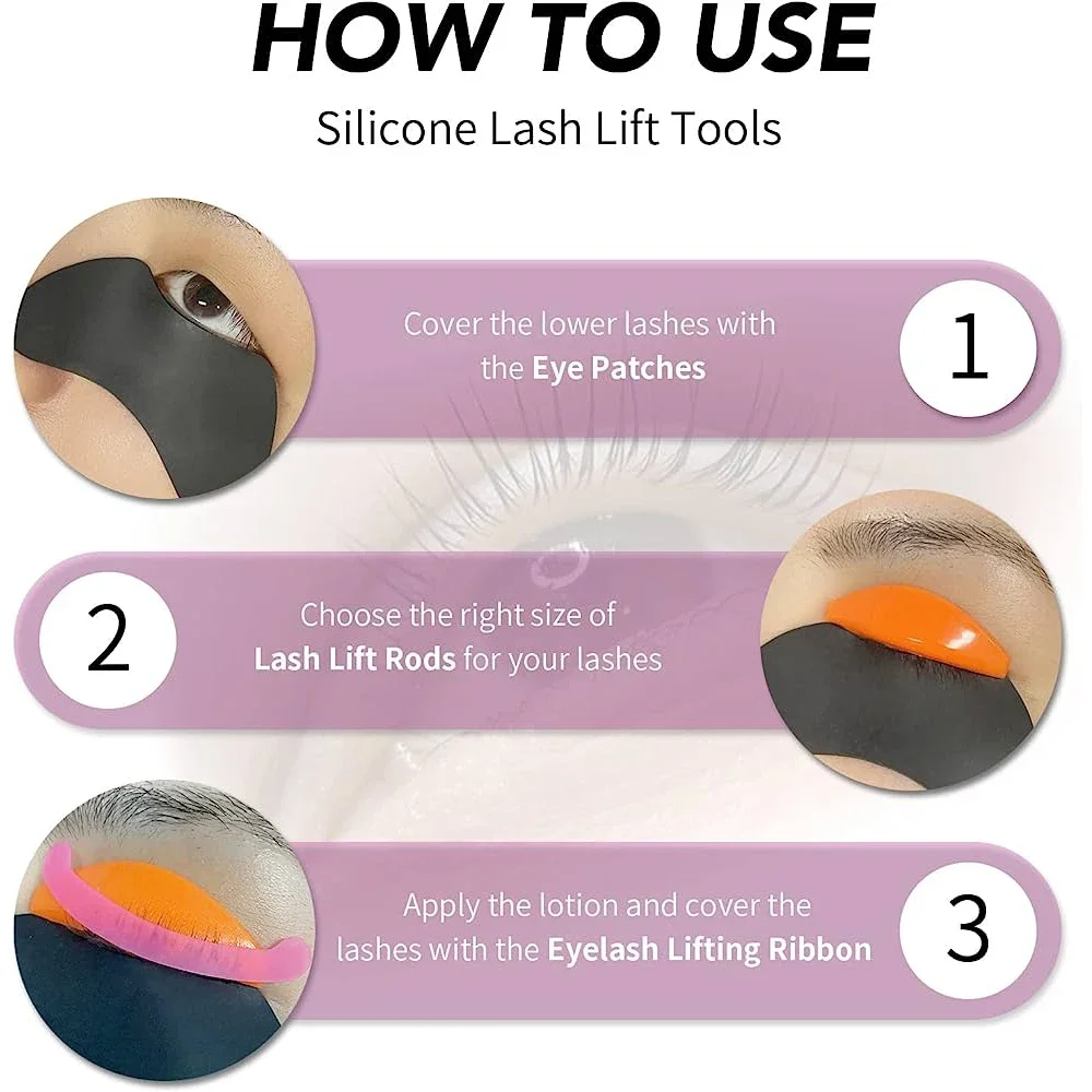 Подушечки для завивки Lashlift бриллиантовые силиконовые стержни щипцы подъема
