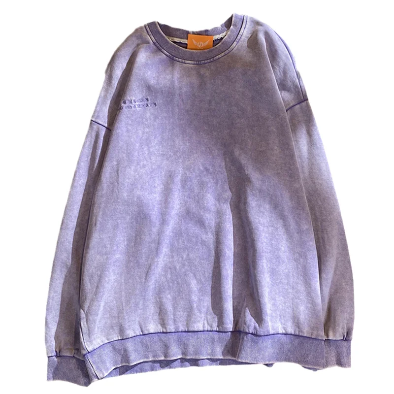 Женская толстовка с капюшоном круглым вырезом и длинным рукавом вышивкой в