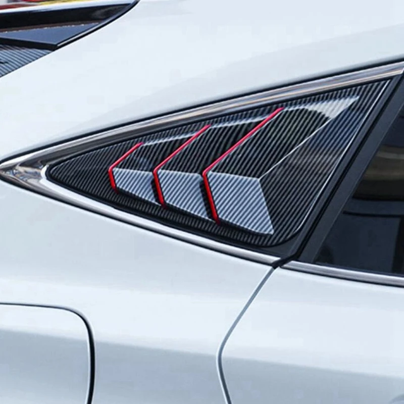 Декоративная накладка на заднее треугольное окно автомобиля Toyota Harrier Venza 2020-2022.
