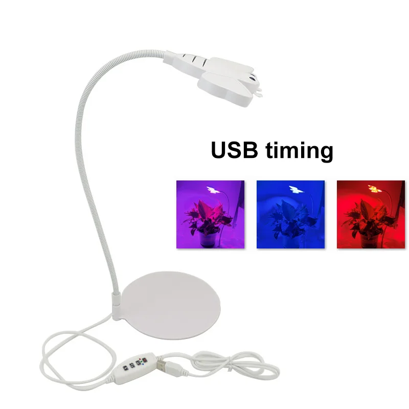 Plants Timer Full Spectrum Lamp For Grow Tent Box Greenhouse Flower Succulet