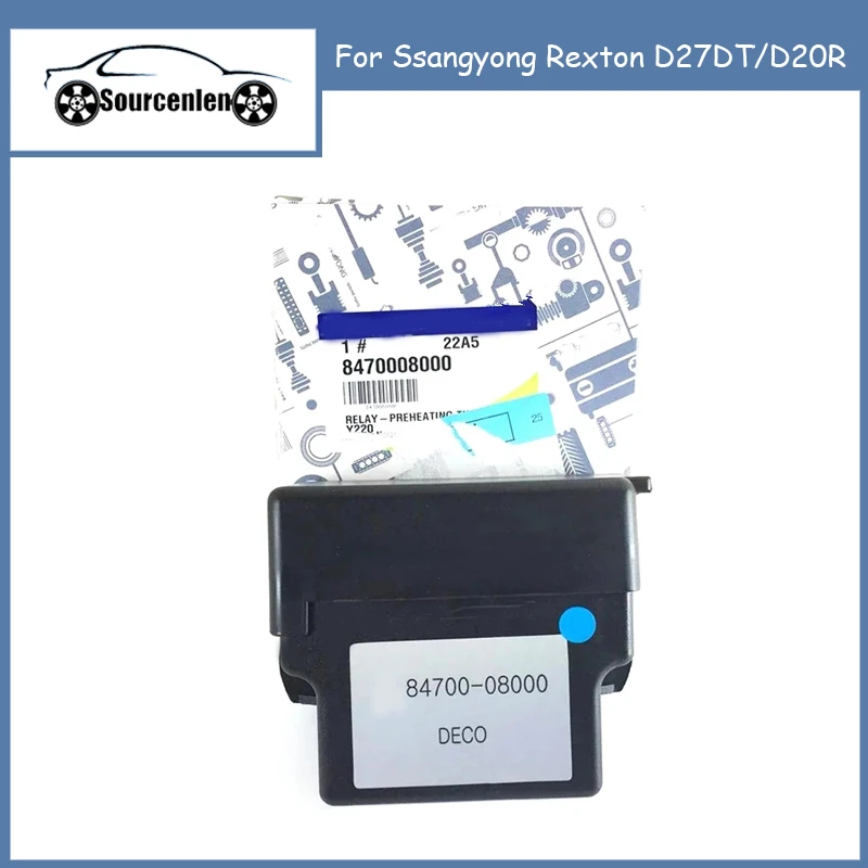 

Brand New Genuine Preheating Time Relay OEM 8470008000 For Ssangyong Rexton D27DT/D20R