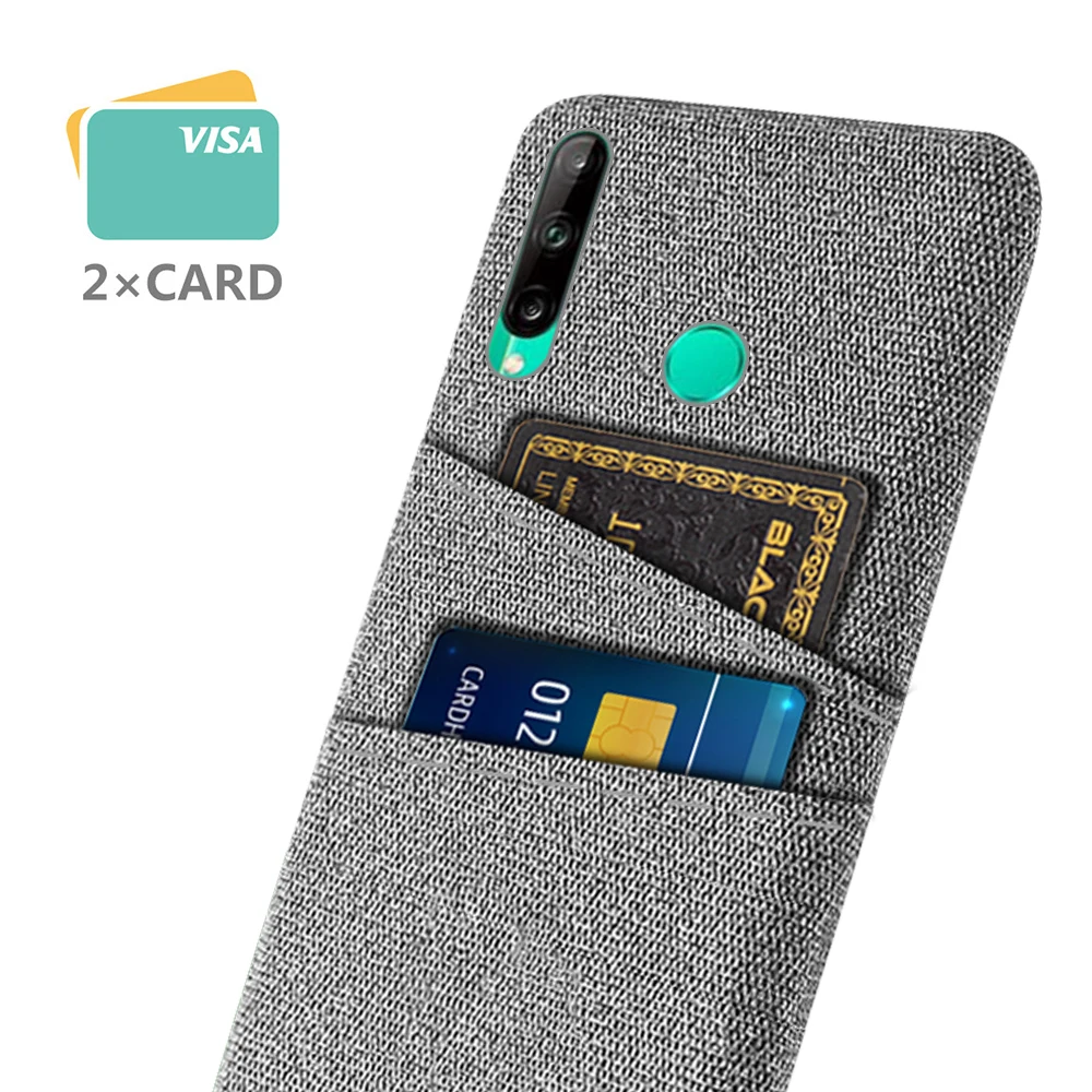 

For HONOR 9C Case 6.39" Luxury Fabric Dual Card Phone Cover For Huawei Honor 9C 9 C AKA-L29 Coque Bumper Wallet Fundas Honor9C