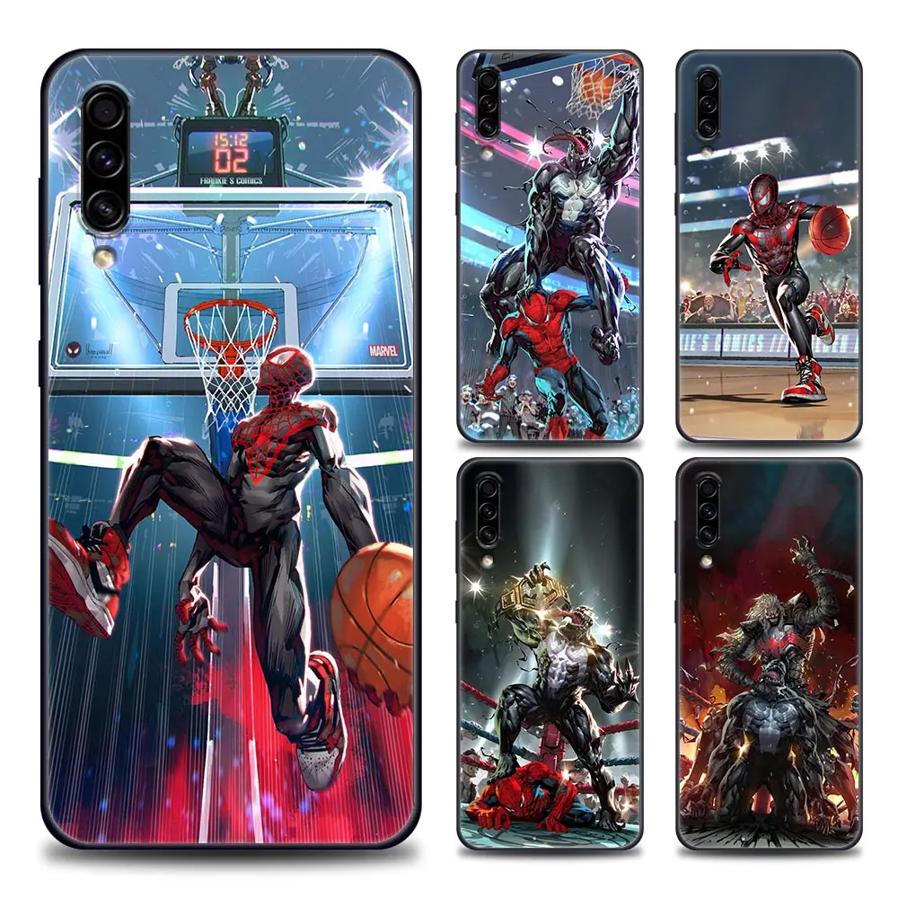 

Marvel Avengers Venom Spider Man Phone Case For Samsung Galaxy A90 A80 A70 A70S A60 A50 A40 A30 A30S A20S A20E A10 A10E 5G Cover