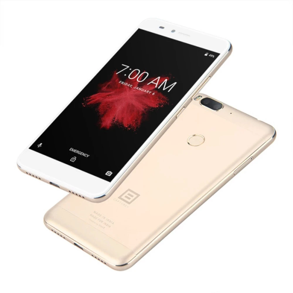 Смартфон BILLION CAPTURE PLUS HS117 4 + 64 ГБ 5 дюйма Android 7 1 8 ядер сканер отпечатка пальца 3500 мА ·
