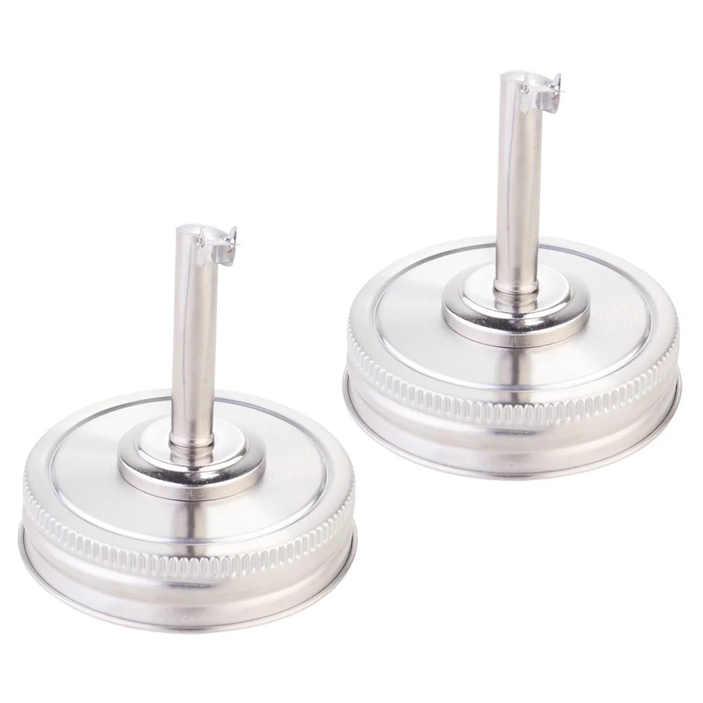 

2pcs Dispenser Lids Pour Spout Covers Oil Pourer Spout Oil Cruet Pour Lid