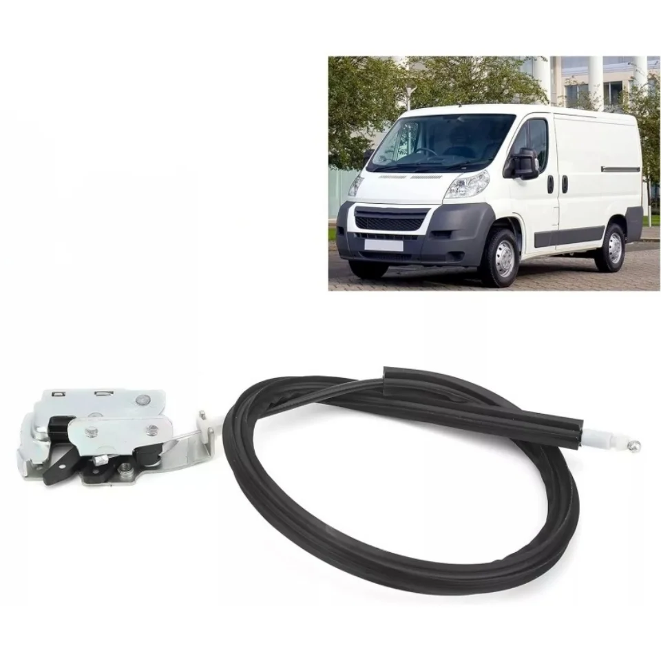 

Подходит для Fiat Ducato/Peugeot Boxer, задний нижний левый дверной замок, трос защелки 11345734080 , 1379732080 , 1612788680