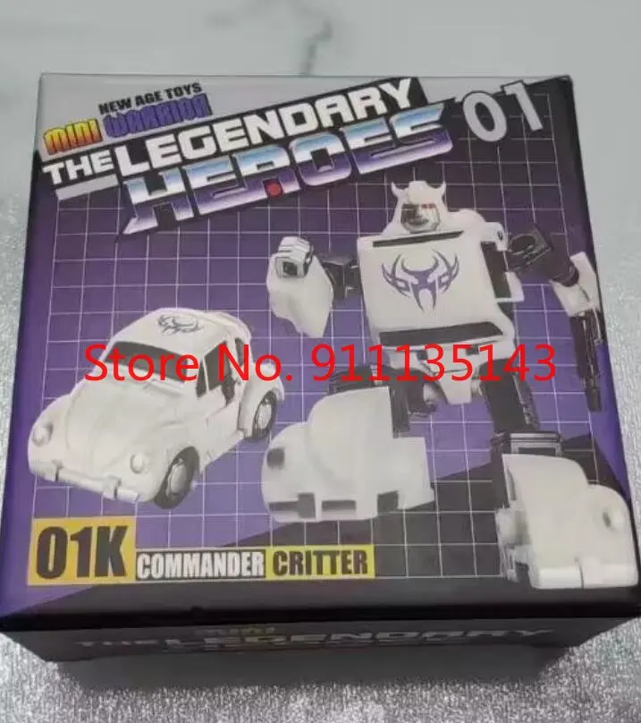 

NewAge NA 01K H1K H01K Flipper Hubcap G1 Transformation Collectible Action Figure Robot Deformed Toy In Stock Small scale