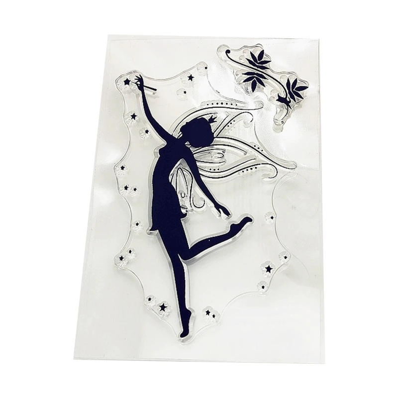 

Fairy Girl Silicone Clear Stamp DIY Seal Scrapbook Embossing Photo Album Decor