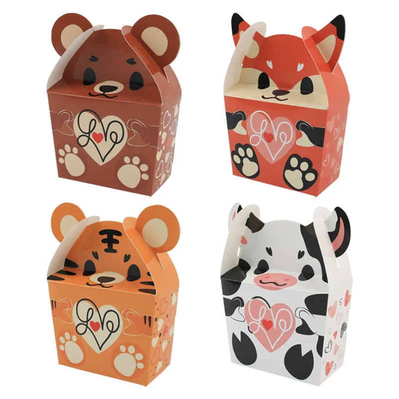 Birthday Party Gift Packaging Box Love Cute Small Animal Box Big Ear Gift Box With Handheld