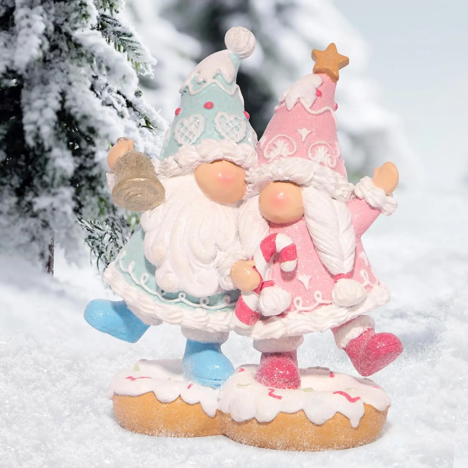 Фото Рождественские гномы, рождественские фигурки, скандинавский Tomte Gnome ручной работы для рождественских пряничных подарков-домашний декор для рождественской вечеринки №5